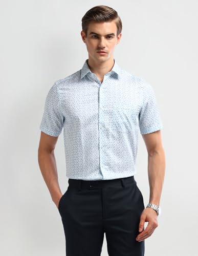 Image of Arrow Men's Cotton Solid Regular Fit Polo Shirt