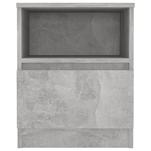 Table d'appoint minimaliste en bois gris pour petit espace