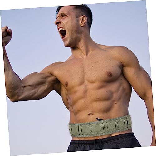 Men Military Belt for Hiking Workout Gym Waist Support Thin Belt Pouches4