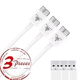Galaxy S5 Cable, CellTron® 3 Pieces USB 3.0 Ultra Fast Sync Charging Data Cable for Samsung Galaxy Note 3, Galaxy S5 SV, Galaxy Tab Pro 12.2, Samsung Galaxy Note Pro 12.2 - 3 Feet White- Retail Packging