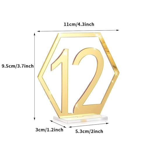 Porte carte table support de réception argenté pour numéro de table