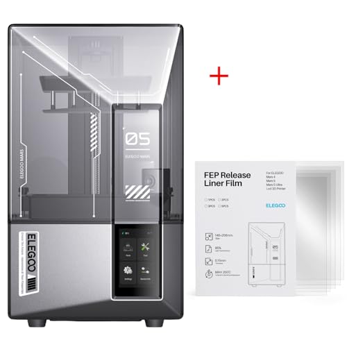 ELEGOO Mars 5 Ultra Resin 3D Printer and ELEGOO FEP Release Film for Mars 5 Ultra