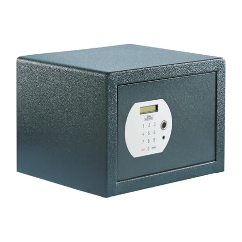 BURG-WÄCHTER Möbeltresor mit elektronischem Zahlenschloss und Fingerabdruck, Inkl. Fachboden, Zur Wand- und Bodenbefestigung, 20,6 l, 12,8 kg, Pure-Safe PS 120 E FP, anthrazit