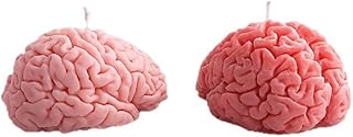 Artifical Brain Candle Silicone Mold Decorative Human Brain Shape, Halloween Party Decoration Festival Gifts