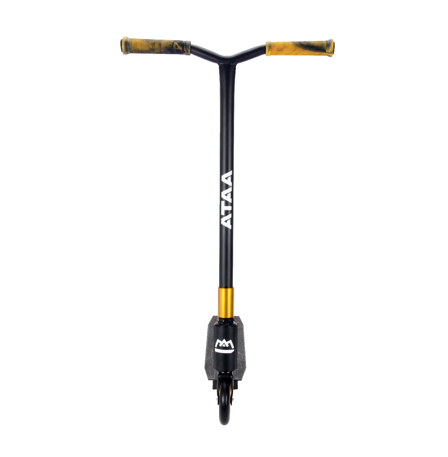 Trottinette Freestyle, Trottinette Solide avec Roues 110 mm et Guidon en Acier Ultra résistant, Trottinette acrobatique pour Skatepark avec stucture et Guidon Robuste