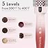 Thermal Brush, Blowout Long Lasting Look Curling Brush, 30s Fast Heated Round Brushes 1.5 Makes Hair Smoother Get Natural Curls, 5 Temp Settings, Universal Voltage for Travel, Easy to Use, Pink Red