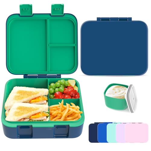 hombrima Lunchboxen, Bento Lunchbox Frischhaltedose mit Multi-Fächern für Jungen Mädchen Kinder Erwachsene Arbeit Schule Picknick Outdoor – Ansicht 1