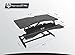 FEZIBO Standing Desk with Height Adjustable, Standing Desk Converter Stand up Riser Tabletop Workstation fits Dual Monitor 37 inches Black