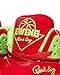 Ewing Patrick Athletics Rogue Red/Gecko/White Christmas - Limited Edition I Love NY x Big Apple Holiday Sneakers with Glossy Patent Leather and Festive Design; Size