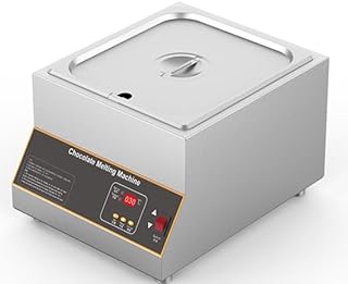 Electric Chocolate Melting Machine,Chocolate Melting Pot, Adjustable Temperature 0-85°C, Single-Cylinder, 110V/220V, Commercial Electric 12KG Capacity, for Chocolate Milk Coffee Cheese