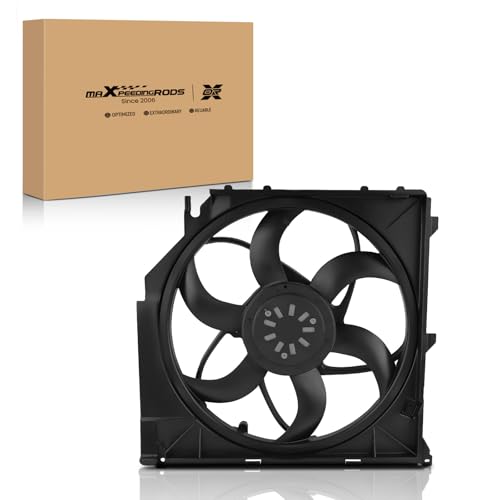 Image of maXpeedingrods Engine Radiator Cooling Fan Assembly for BMW E83 X3 2.5L 3.0L 2004-2011, 17113452509 17113401056 BM3117100