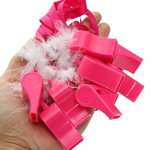 Set 12 silbatos plásticos para despedida de soltera miniatura 2