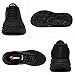 URDAR Running Shoes for Men Comfortable Casual Walking Shoes Lightweight Breathable Tennis Sneakers Cushioned Fashion Non Slip Athletic Gym Workout Trainers (9,Deep Black)
