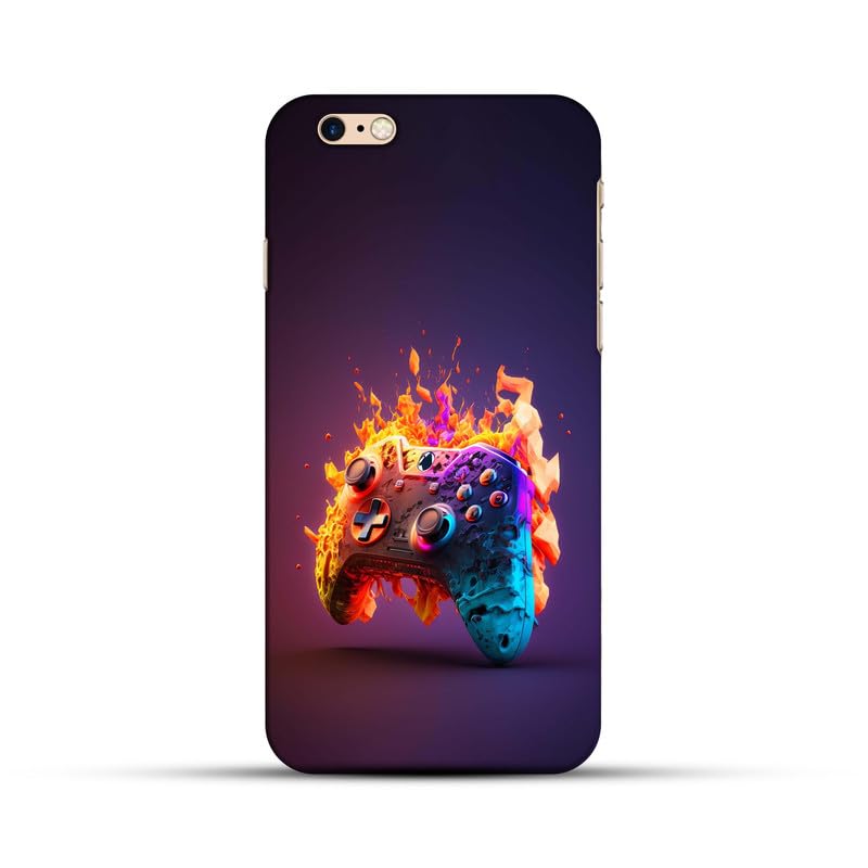 creatology Back Cover for Apple iPhone 6 Stylish Gaming Design Pink Blue Hard Case Protection for Your Smartphone Apple iPhone 6S
