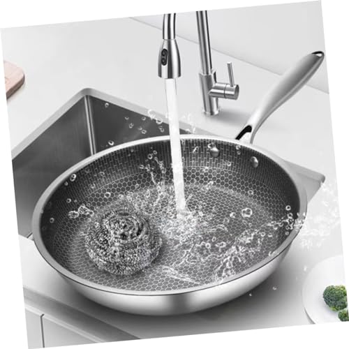 Sartén Wok Antiadherente de Acero Inoxidable miniatura 3