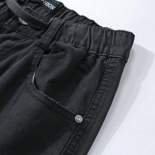 Kids Boys Cargo Pants Fashions Drawstring Elastic Leg Opening Outdoor Casual Hiking 6-14 Years4