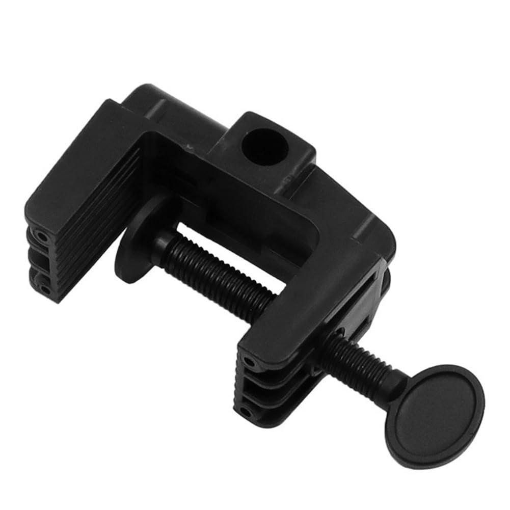 Non-Slip Broadcast Mic Stand Clamp C Shape Horse Buckle Clip Cantilever Bracket Clamp for Microphone Desk Lamp Ringlight