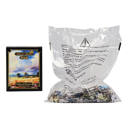 Image of Frank Valley of Flowers 150 Pieces Puzzle | Collector's Edition | Travel Friendly Mini Puzzles | Puzzles Having Realistic Illustrations | Game for Focus & Memory | for Adults & 7 Years & Above