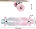 31IN Longboard Skateboards - Mini Long Boards for Adults, Teens and Kids. Cruiser Long Board (Pink)