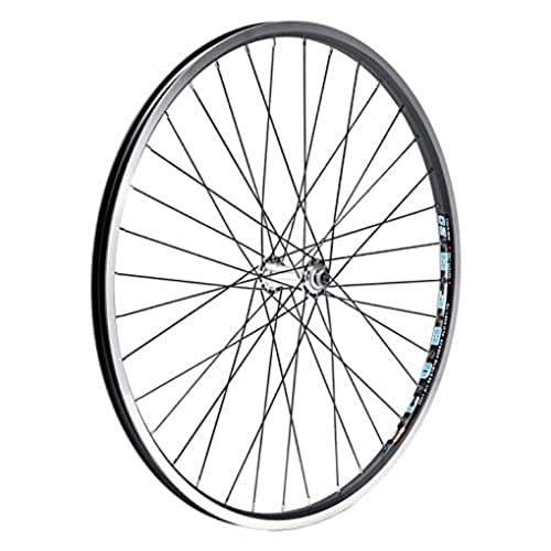 Rueda delantera 26 llanta Cyber 20 negr jante noire vtt et vtc rayons noirs