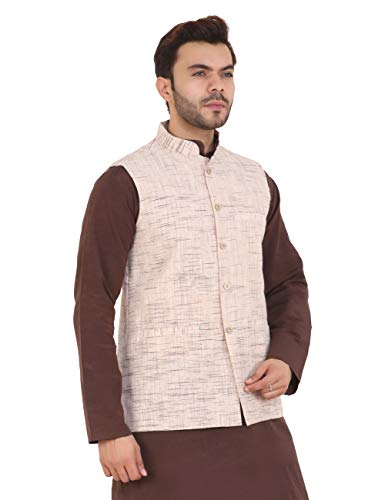Image of LATEST CHIKAN Men's Textured Nehru Jacket