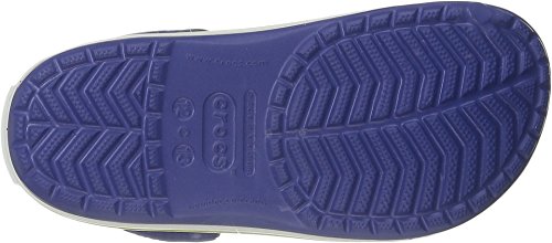 crocs Crocband Kids Zuecos Unisex Niños, Azul (Cerulean Blue/Volt Green), 27/29 EU
