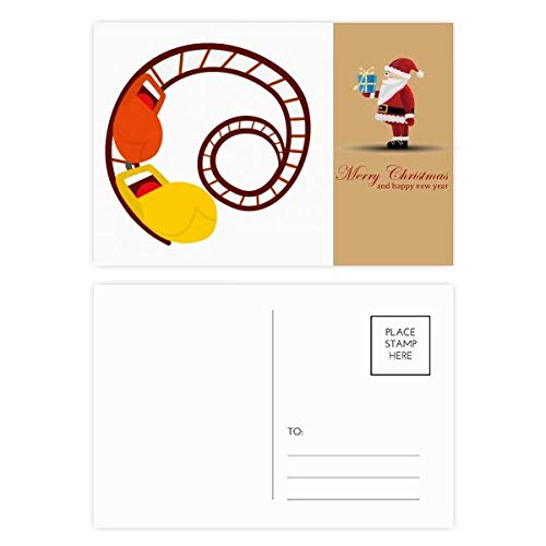 Cartes postales Père Noël lot de 20 à glisser au pied du sapin de Noël en famille