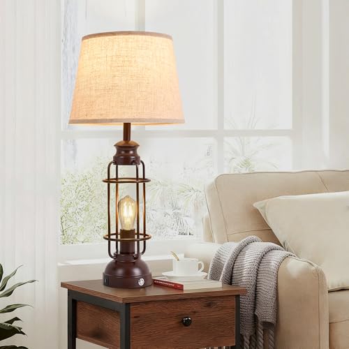 Lámpara de mesa set 2, 28" dimmable con USB miniatura 2