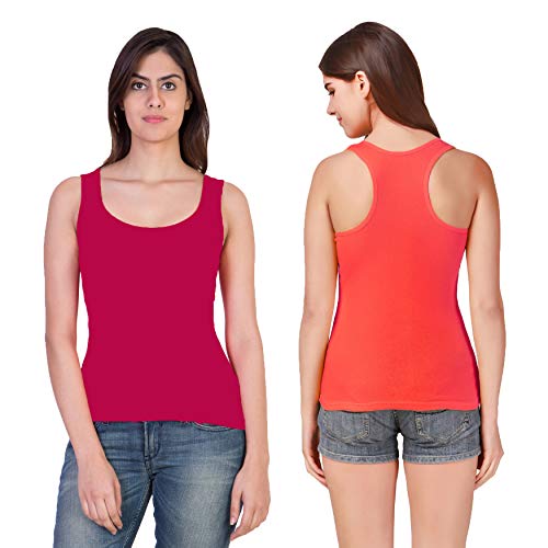 Image of Camisole Tank Top Vest Racerback Sando Camis for Women, Girls (Pack of 2)