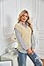 GRACE KARIN Womens Sleeveless Sweater Vest Mock Neck Cable Knit Cap Sleeve Trendy Pullover Tank Tops Beige