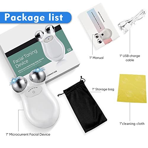 2023 New Microcurrent Face Device Roller,Rechargeable Li-Ion Cell,Lift The Face And Tighten The Skin Usb Mini Microcurrent Face Lift Skin For Facial Wrinkle Remover Toning Device #TOP6
