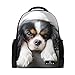 Produktbild Cavalier King Charles Spaniel Hund Rucksack 35,6 cm Laptop Daypack Bookbag für Reisen College Schule