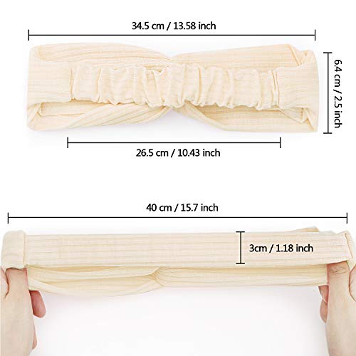 HBselect-10Pcs-Headbands-Vintage-Elastique-Bandeau-Cheveux-Femme-Vintage-Bandeaux-pour-les-femmes-Hairband-Twisted-Cute-Hair-Accessoires