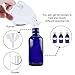 3Pcs Frasco Cuentagotas Cristal con Spray , 30ml Azul Botellas Goteros Cuentagotas...