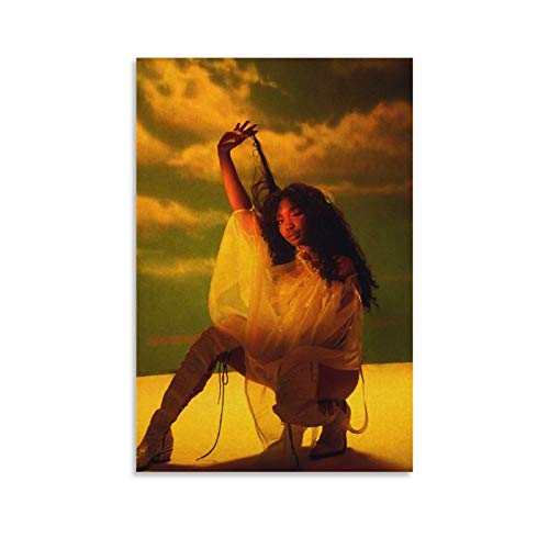 HENFAN Music SZA Posters 2 Canvas Art Poster and Wall Art Picture Print Modern Family Bedroom Decor Posters 16x24inch(40x60cm)