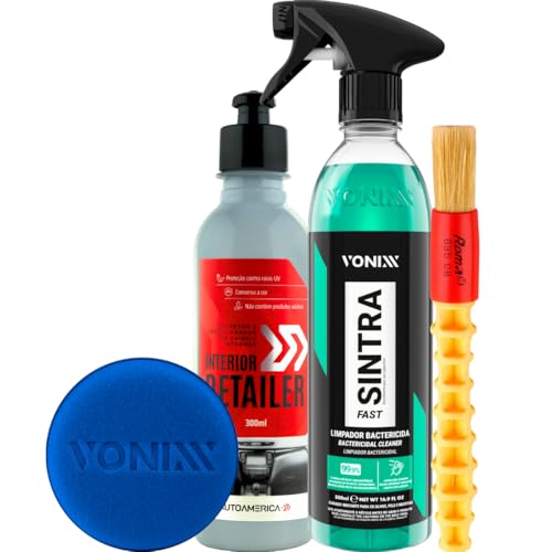 Kit Restaurador Painel Sintra Interior Detailer Automotivo