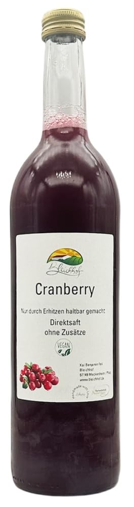 BLEICHHOF® Cranberrysaft - Direktsaft, vegan (12x0,72L)