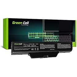 Bateria Hp Compaq Green Cell® Standard Serie HSTNN-IB51 / HSTNN-LB51 / HSTNN-OB51 Batería para HP Compaq 550 610 615 6720s 6730s 6735s 6820s 6830s Ordenador (6 Celdas 4400mAh 10.8V Negro)