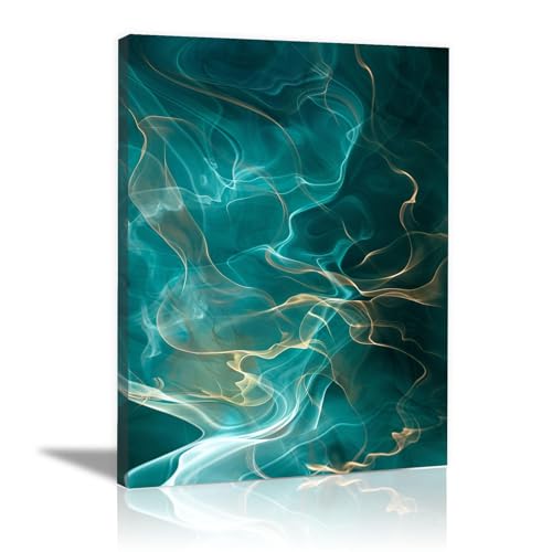 Peinture d'art abstrait FJASKER 70x100cm, œuvre moderne sur toile haut de gamme encadrée