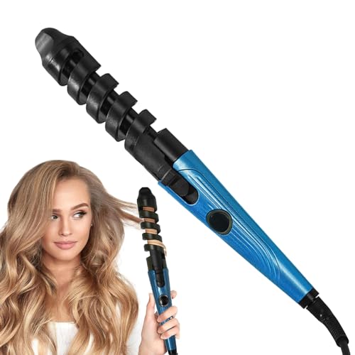 Rizador automático, rizador giratorio - Rizador de pelo de cerámica para desenredar inalámbrico | Rizador de plancha de pelo de peinado rápido para el hogar, viajes, salones y viajes de