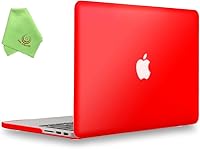 Vista 21 de UESWILL Funda de Carcasa Rígida Mate Compatible con MacBook Pro (Retina, 13 pulgadas, principios de 2015/2014/2013/finales de 2012), Modelo Negro
