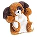 Histoire d'Ours - Doudou Marionnette à Main Chien - 25 cm - Marron - Douce Marionnette - HO2599
