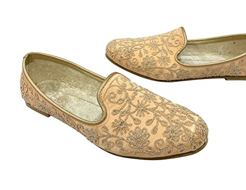 Stop n Style Punjabi Jutti for Mens Wedding Indian Shoes Sherwani Shoe Men Mojaris Ethnic Flat Juttis3