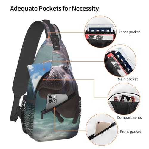 Bolso cruzado tipo bandolera para viaje y trekking miniatura 4