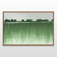 Framed Canvas Wall Art Abstract Landscape Canvas Prints Home Artwork Decoration for Living Room,Bedroom - 16x24 inches