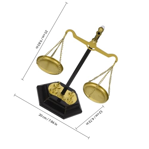 Balance de justice en métal Hanabass pour décoration de table moderne