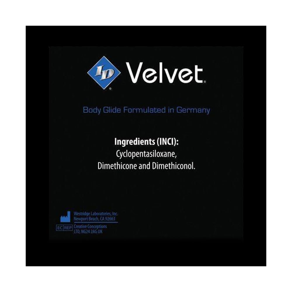 ID Velvet Silicone Lube 200ml - Lubrifiant anal de luxe et gel lubrifiant pour une intimité accrue. Notre gel lubrifiant anal longue durée et non collant est idéal pour les rapports sexuels privés.