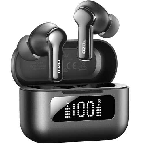 TOZO Hybrid Active Noise Cancelling Wireless Earbuds...