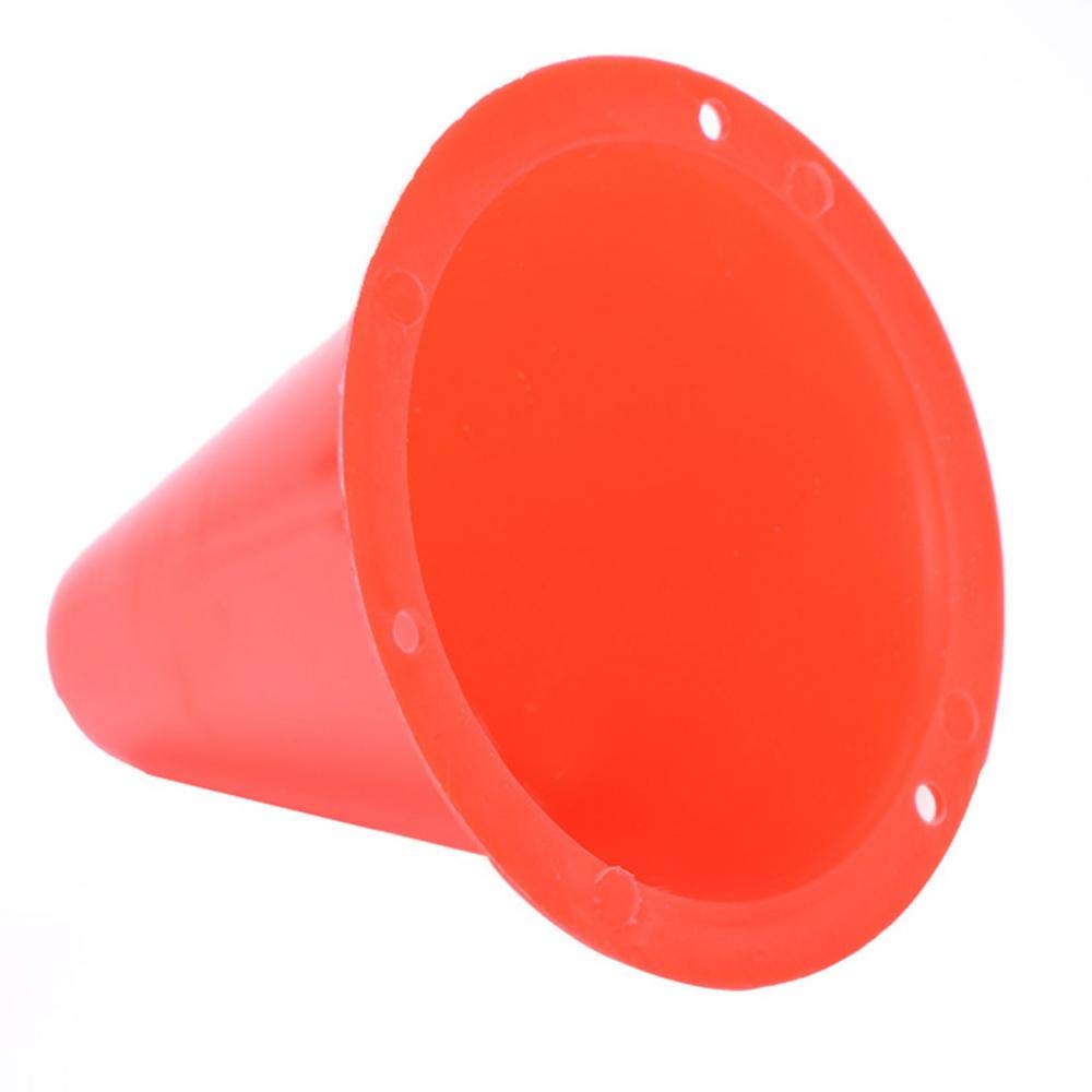 Cônes de trafic d'entraînement 10 pcs Football Cônes Marqueurs Barrières Plastique Accessoire