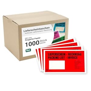 dm-folien Lieferscheintaschen DIN LANG Light 1000 Stück